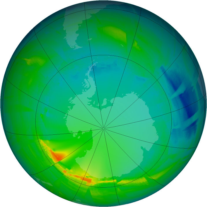 Ozone Map 2010-08-03